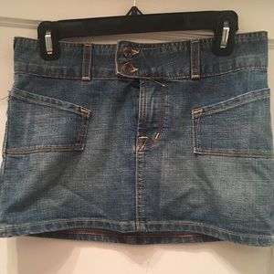 Von Dutch denim miniskirt size small